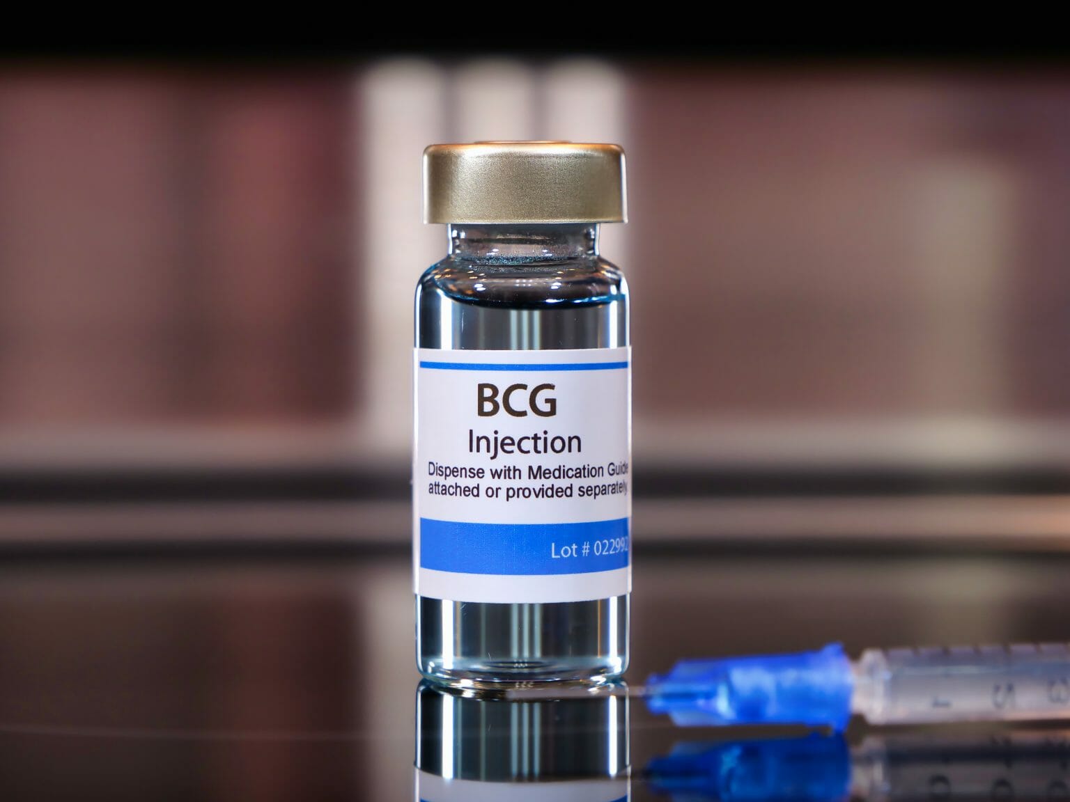 BCG injection vial