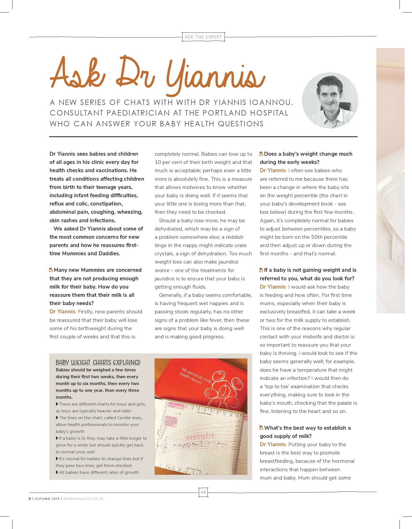 Ask Dr Yiannis article